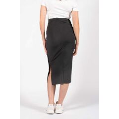 Love2Wait - Long Skirt Split - black