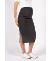 Love2Wait - Long Skirt Split - black