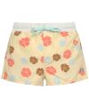 Lässig - UV-Shorts mit Windel - Flowers - Vanilla