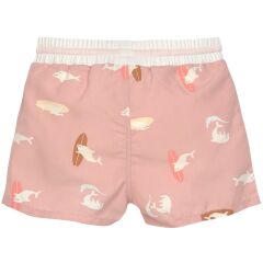 Lässig - UV-Shorts mit Windel - Delphin - Peach