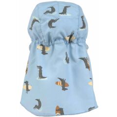 Lässig - Sonnenhut mit UV-Schutz - Crocodile - Sky Blue