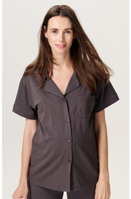 Noppies Maternity - Pyjama Still-T-Shirt Neero - Forged Iron