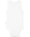Lässig - Ärmelloser Body aus Eucalyptus Ribbed - Milky