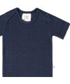 Lässig - Kurzarmbody aus Eucalyptus Ribbed - Navy