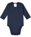 Lässig - Langarmbody aus Eucalyptus Ribbed - Navy