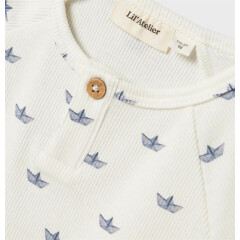 LilLAtelier - T-Shirt Papierböötchen - Coconut Milk