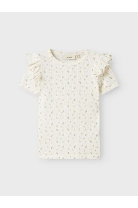 LilLAtelier - T-Shirt Flügelärmel - Coconut Milk