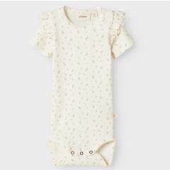 Lil´ Atelier - Kurzarnbody Flügelärmel - Coconut Milk