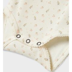 Lil´ Atelier - Kurzarnbody Flügelärmel - Coconut Milk