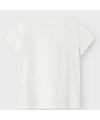 LilAtelier - leichte Kurzarm Bluse - Coconut Milk