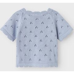 Lil´ Atelier - Strick T-Shirt - Zen Blue