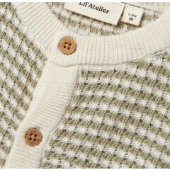 Lil´ Atelier - Strickjacke gestreift - Seagrass