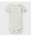 Lil´ Atelier - Kurzarnbody gestreift - Zen Blue