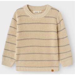 Lil´Atelier - Strickpulli gestreift - Turtledove