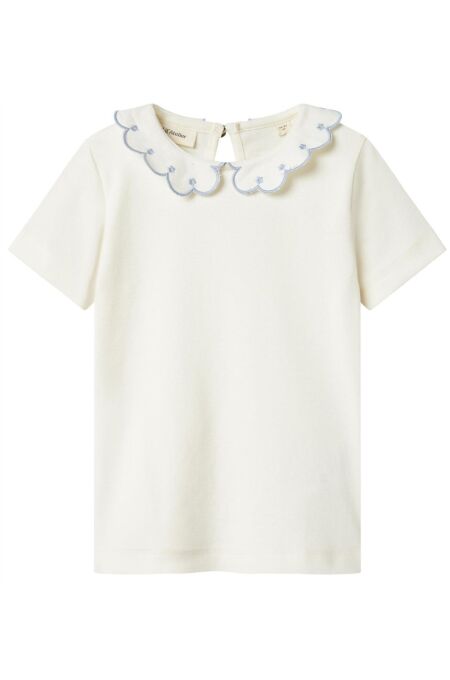 LilLAtelier - Kleinkind T-Shirt mit Krägelchen - Zen Blue