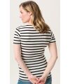 Noppies Maternaty - Still-TShirt - Cream Stripe