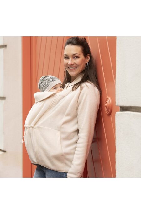 Mamalila - Fleece-Tragejacke Basel - soft lilac