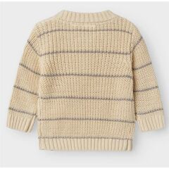 LilLAtelier - Baby  Strickpulli Streifen - turtledove