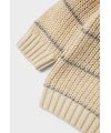 LilLAtelier - Baby  Strickpulli Streifen - turtledove