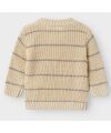 LilLAtelier - Baby  Strickpulli Streifen - turtledove