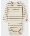 LiLAtelier - langarm Body gestreift - Turtledove