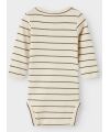 LiLAtelier - langarm Body gestreift - Turtledove