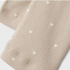 LilLAtelier - ribbe Legging mit Herzenprint - Grey Morn