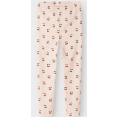 LilLAtelier - ribbe Legging  Kirschen - Silver Peony