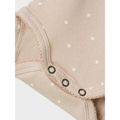 LIL´Atelier - süßer Babybody mit Herzenprint - Grey Moon