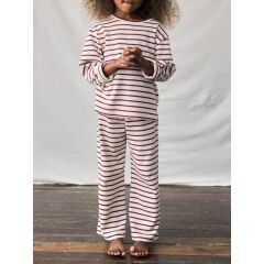 LilAtelier - oversized Pulli gestreift - Red Dahlia