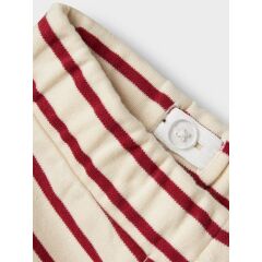 LilLAtelier - Wide Leg Pants gestreift - Red Dahlia