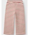 LilAtelier - Wide Leg Pants gestreift - Red Dahlia