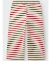 LilLAtelier - Wide Leg Pants gestreift - Red Dahlia