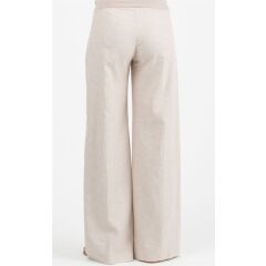 Attesa Maternity - Leinen Hose mit weitem Bein - Nature