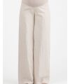 Attesa Maternity - Leinen Hose mit weitem Bein - Nature