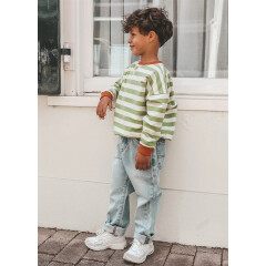 Your Wishes - Stripe French Knit Sweater -...