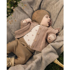 Lil´Atelier - Wolle/ Modal  Body langarm Turtledove Melange