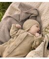 LIL´Atelier - Woll-Strickmütze mit Bändeln - Safari