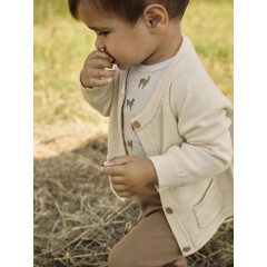 LilLAtelier - Baby  Strickjacke - Turtledove