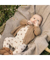 LilLAtelier - Baby  Woll-Strickjacke - Tigers Eye