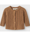 LilLAtelier - Baby  Woll-Strickjacke - Tigers Eye