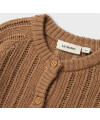 LilLAtelier - Baby  Woll-Strickjacke - Tigers Eye