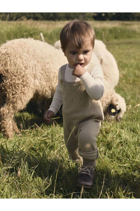 LilAtelier - Strick-Latzhose - Safari Melange