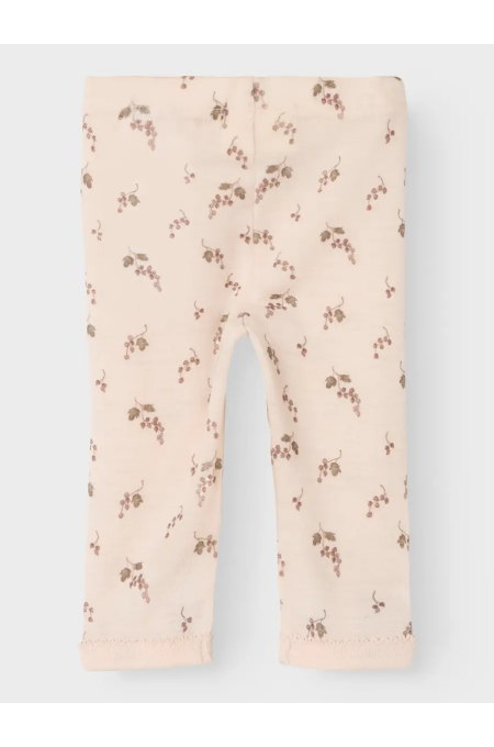 LIL´Atelier - Woll-Legging mit Beeren Print - Morganite