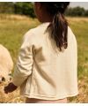 LilAtelier - Kleinkind Woll-Strickjacke - Turtledove Melange
