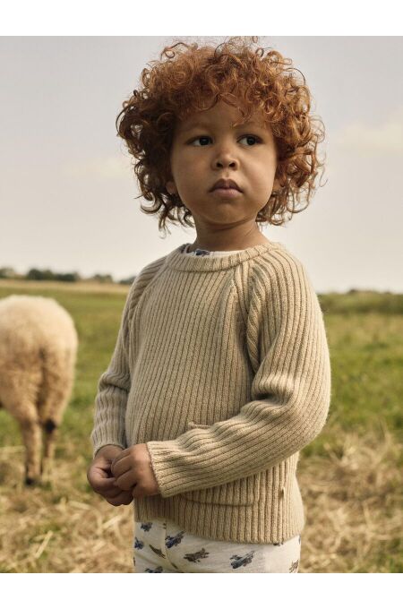 LilAtelier - Kleinkind Woll-Strickpulli - Safari