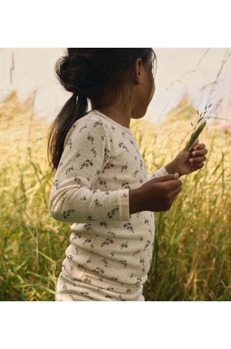 LilLAtelier - Kleinkind Woll-Longsleeve m. Beerenprint - Morganite