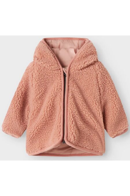 LilAtelier - Baby Teddyjacke - Misty Rose