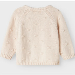 LilLAtelier - Baby  Wickeloberteil aus Strick - Pastel Parchment