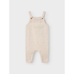 LIL´Atelier - Strick-Latzhose - Pastel Parchment